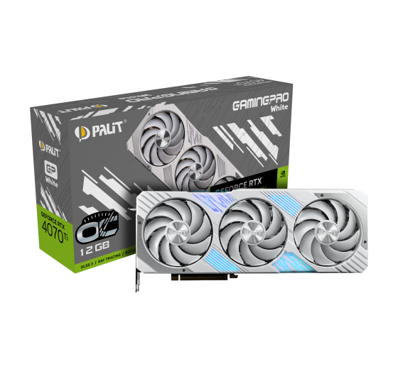 Palit Products - GeForce RTX™ 4070 Ti GamingPro White OC ::